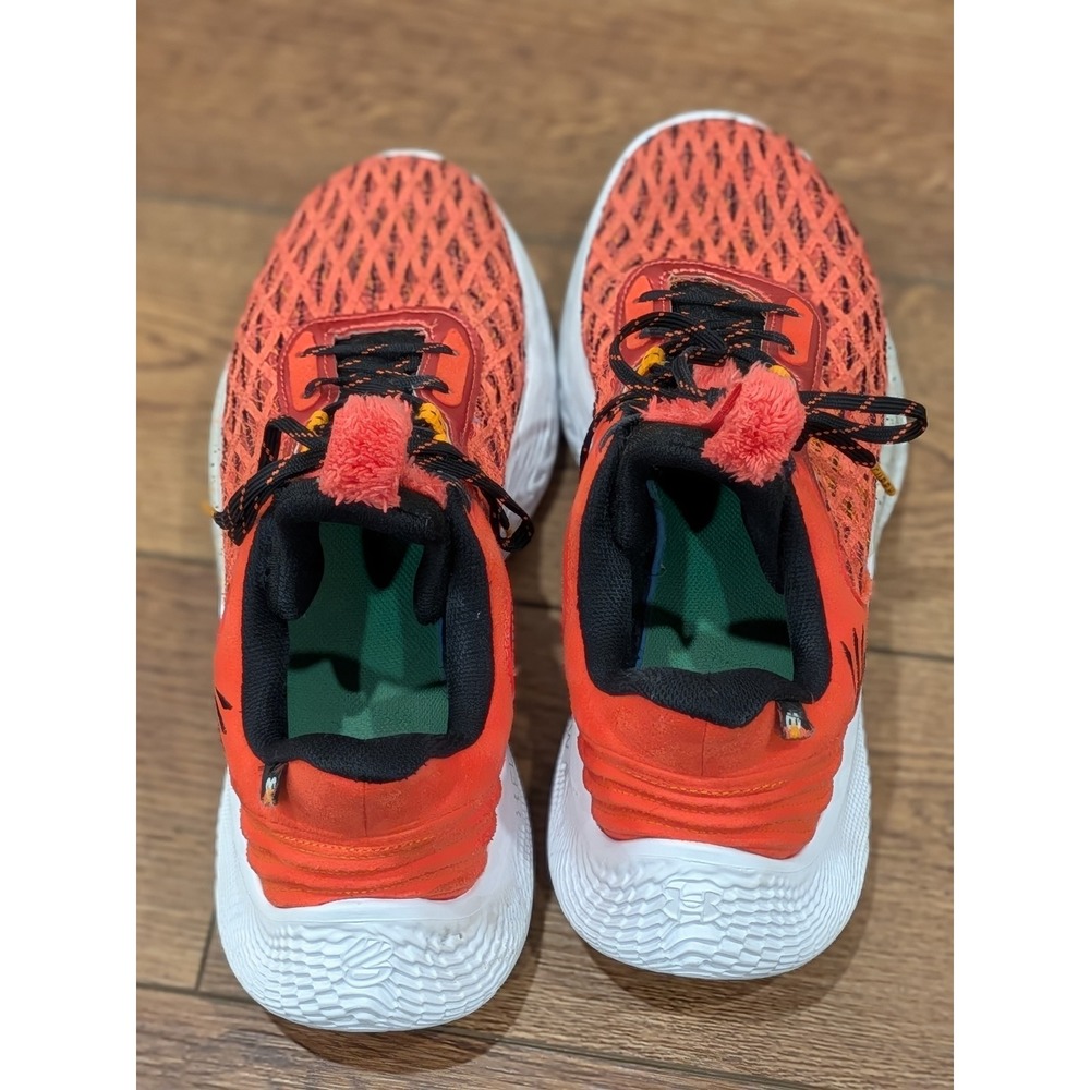 Under Armour Curry Flow 9 Sesame Street Elmo Red Orange Mens 10.5 3024248-603
